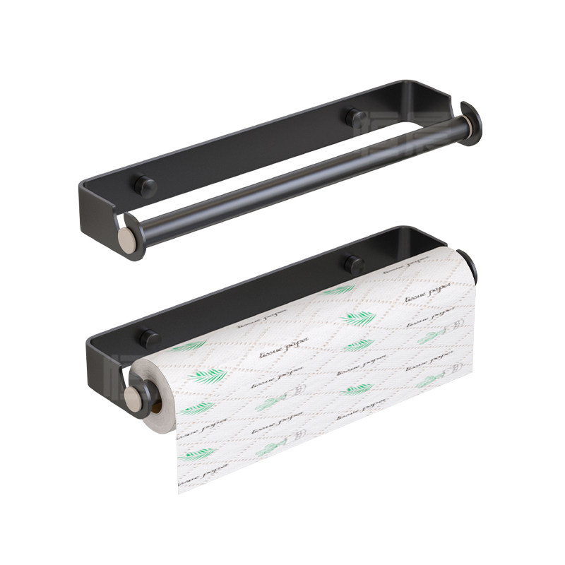免打孔厨房纸巾架卷纸架橱柜置物架纸巾架子挂架保鲜膜收纳壁挂式,淘宝优惠券,粉丝福利购,淘宝优惠卷