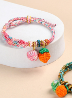 端午节五彩绳手链diy小粽子手绳