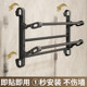 Bathroom punch-free slipper rack