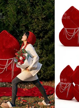 新年红福禄葫芦店铺橱窗摆件