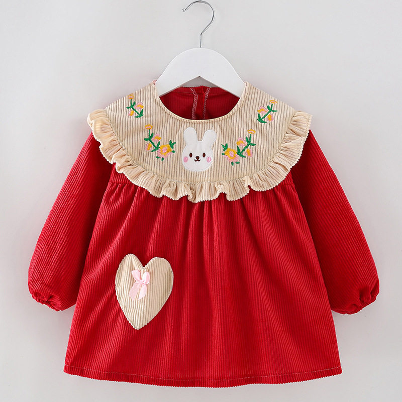 女孩罩衣宝宝吃饭防水防脏秋冬长袖围裙儿童外穿围兜可爱反穿衣,淘宝优惠券,粉丝福利购,淘宝优惠卷