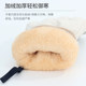 Velvet and thickened cotton couples ski gloves winter for men and women