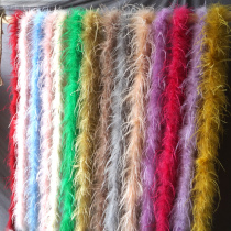 Ostrich Fur Accessories Colored Plume Dresses Choreography headwear Grip Clip Clothes Cuffs Diy Decorated Clothing Accessories