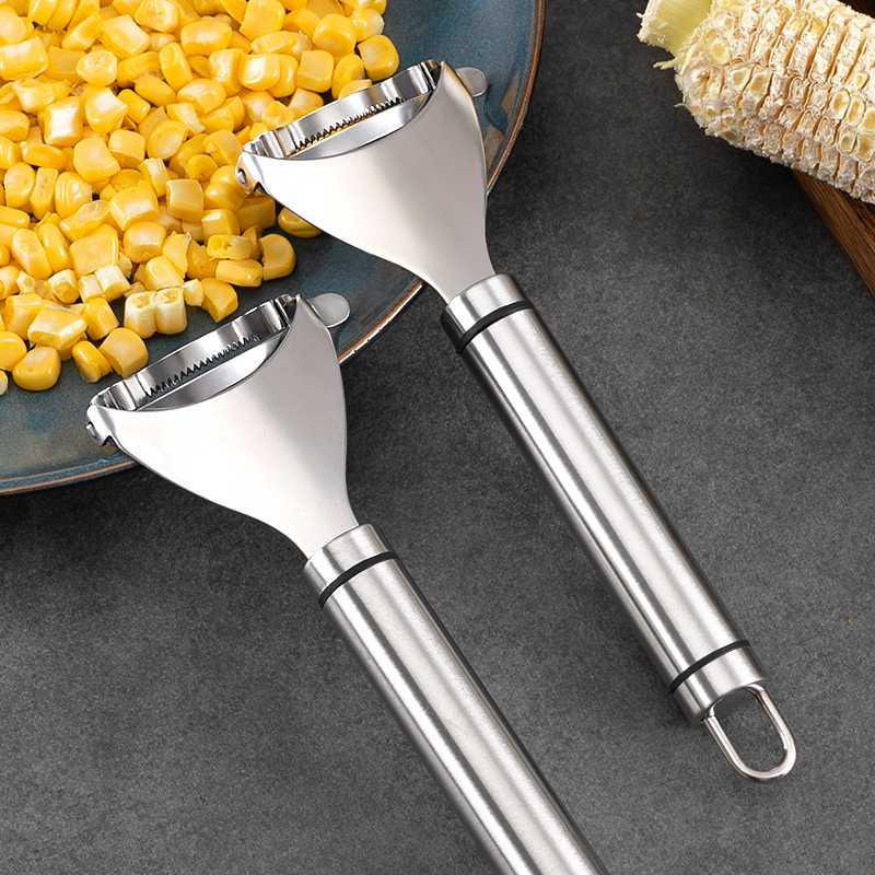 剥玉米神器厨房玉米剥离器削玉米粒工具手动刨玉米刀鲜玉米脱粒器 - 图1