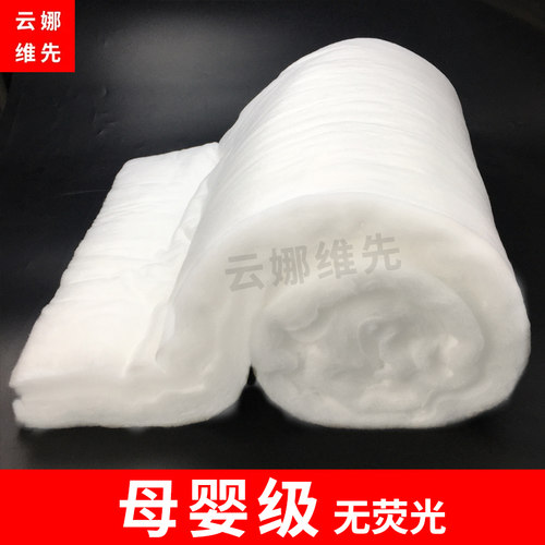 婴儿可洗整张丝棉太空棉丝绵蓬松腈纶棉晴纶被子填充物宝宝棉辅棉 - 图2