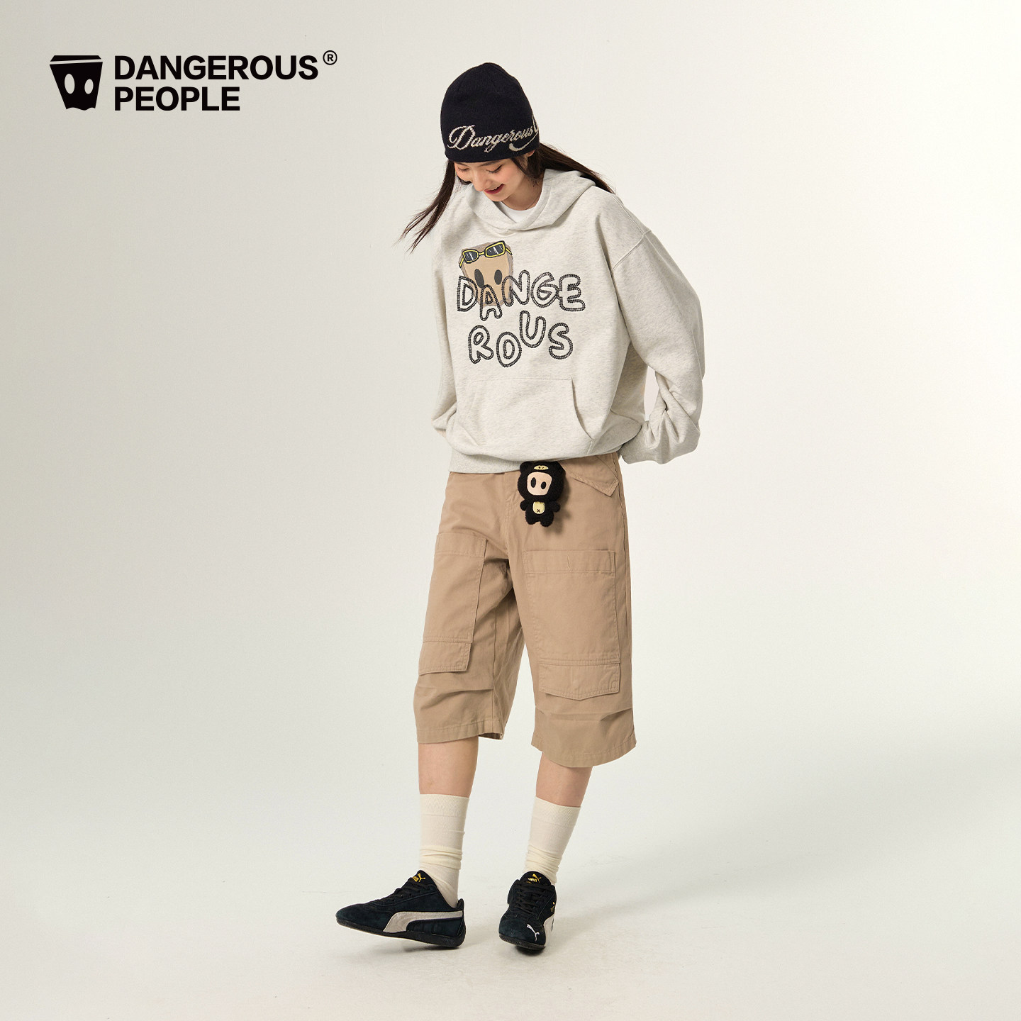 Dangerouspeople薛之谦dsp旅行小D连帽卫衣秋季潮牌百搭全棉上衣