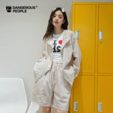 Универсальная тонкая толстовка с капюшоном для влюбленных для отдыха, рубашка, шорты, комплект