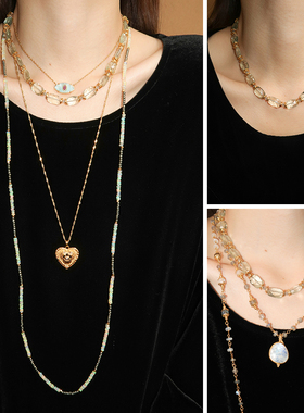 BohemianRhapsodie项链紫绿水晶