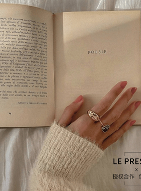 手作GemIsland女镀金INS风戒指