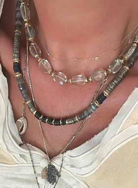 BohemianRhapsodie天然萤石项链