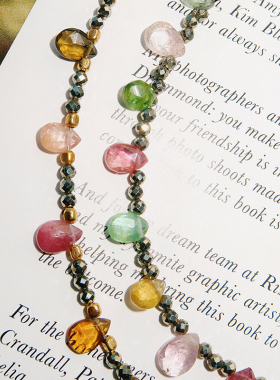 BohemianRhapsodie彩色碧玺项链