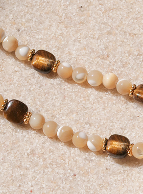 BohemianRhapsodie镀金虎眼项链