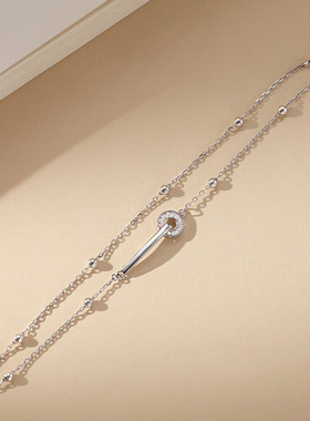 日系george melis双层圆环手链女小众设计时尚简约百搭ins风轻奢