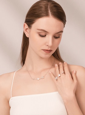 BABYBEI初贝丘比特之箭双指戒