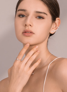 纯银珍珠百搭仙女小众设计戒指