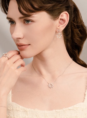 BABYBEI初贝太阳项链锁骨链