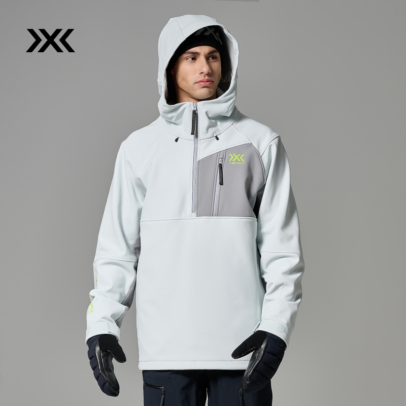 x-bionic 律动像素戈尔软壳滑雪卫衣 男防风防水透湿耐磨保暖外套,淘宝优惠券,粉丝福利购,淘宝优惠卷