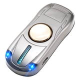 Неоновый гоночный автомобиль для пальца, крутящийся волчок, ветрозащитная креативная зажигалка с usb-зарядкой, популярно в интернете