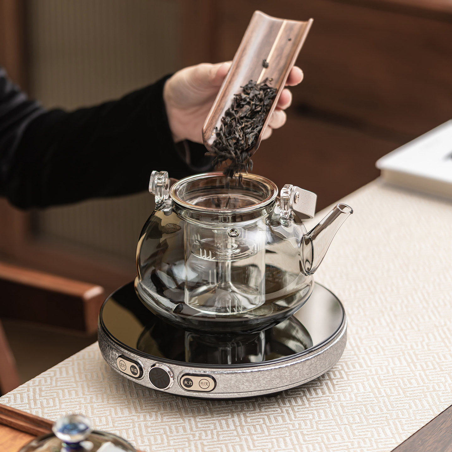 新型电陶炉煮茶壶套装家用新款高端玻璃壶一人泡茶专用小型煮茶炉,淘宝优惠券,粉丝福利购,淘宝优惠卷