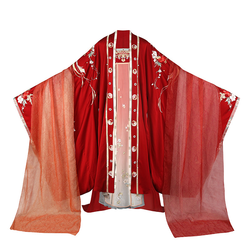 十三余小豆蔻对襟齐胸裙汉服女婚服 十三余汉服