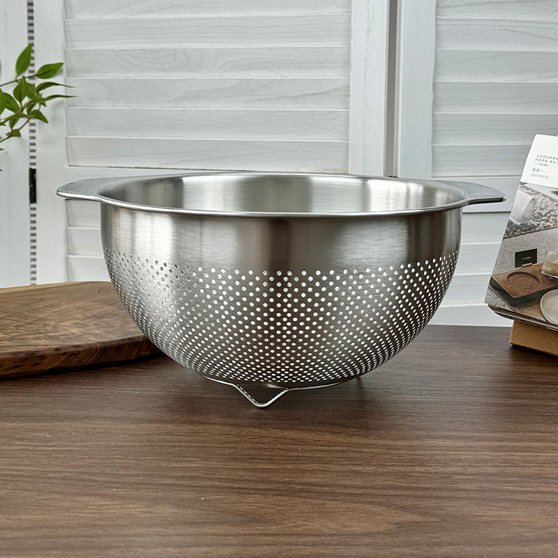 Chockmen卓德铭18/10不锈钢25cm多用沥水篮淘米洗水果篮加高盆筛,淘宝优惠券,粉丝福利购,淘宝优惠卷
