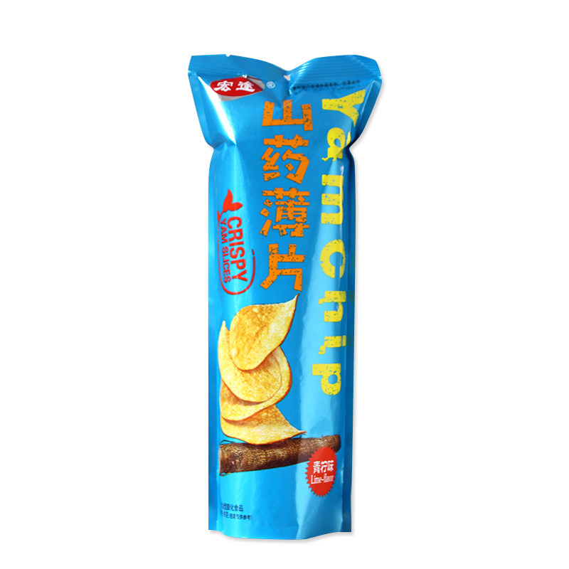 宏途山药薄片青柠味90克*脆片薄片 韦杰食品膨化食品