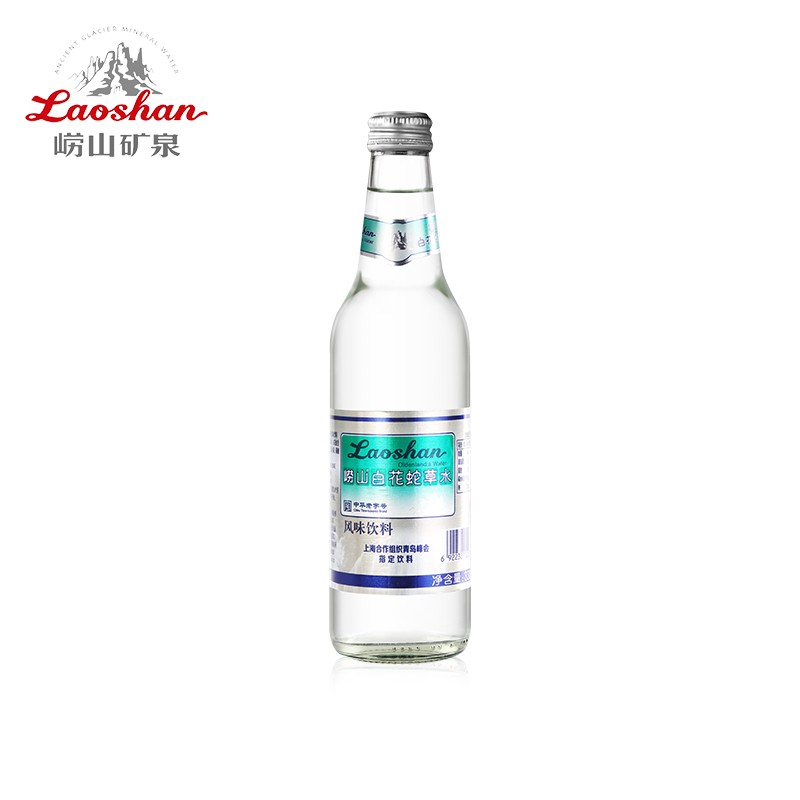 崂山白花蛇草水330ml 24瓶整箱健康无糖饮料百花