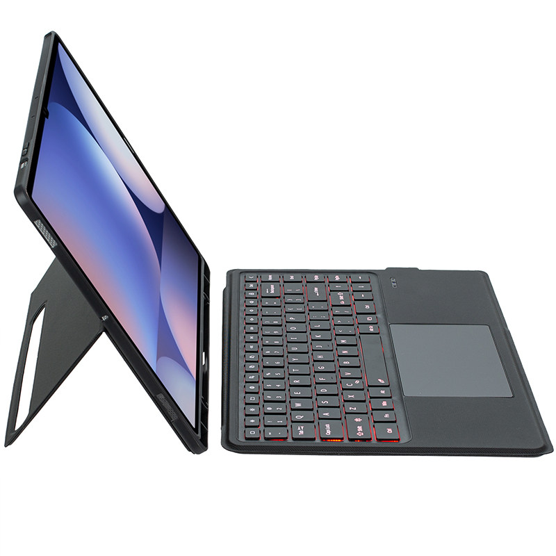 适用2024三星Tab S10Ultra保护壳带笔槽SM-X920/X926蓝牙键盘触摸板鼠标平板电脑14.6英寸S9/Ultra全包软套S8