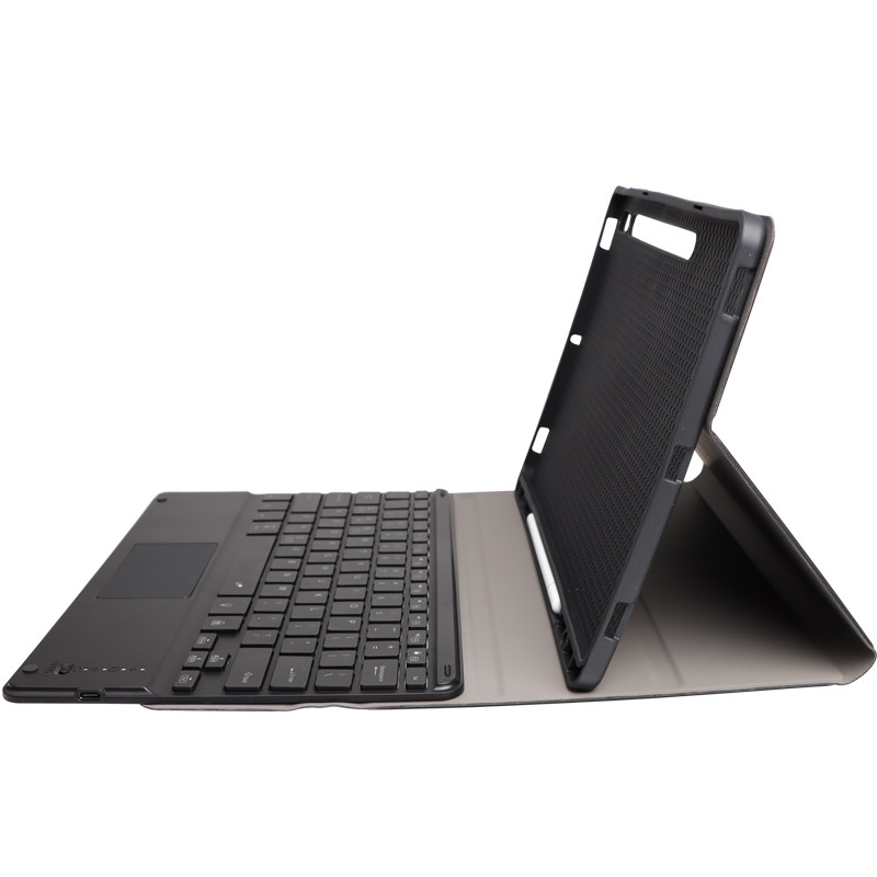 适用于三星Galaxy Tab S7 FE保护套笔槽蓝牙键盘触摸板鼠标T733/T735C平板电脑12.4英寸T730/T736B全包边软壳
