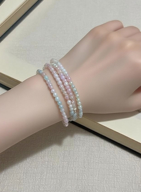 高颜值纯手工米珠手链