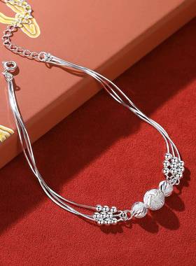 摩天轮原创转运珠项链女百搭S925纯银轻奢小众设计高级饰品不掉色