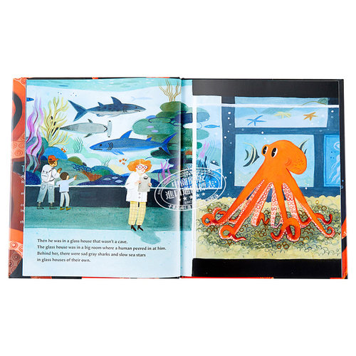 安徒生最佳插画家得主 Felicita Sala新书：八爪鱼大逃亡 The Octopus Escapes 名家绘本 精装 3~6岁 英文原版 - 图2