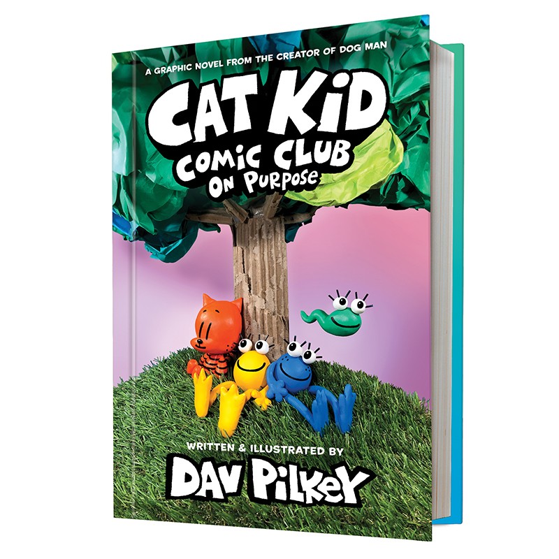 神探狗狗番外Cat Kid Comic Club 1-5 狗狗侦探同作者Dav Pilkey 小彼蒂的漫画俱乐部 英文原版进口图书 7岁以上 又日新 - 图2