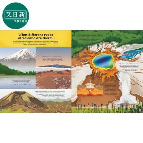 剑桥大学合作出版系列 火山 University of Cambridge Think Big The Power of Volcanoes 英文原版 儿童科普读物 又日新 - 图2