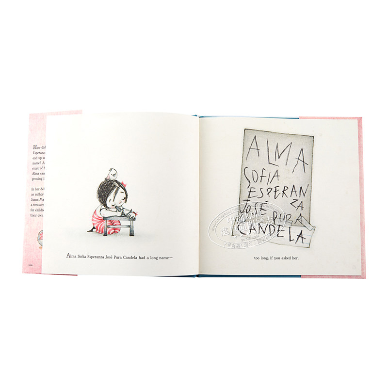 阿尔玛和她名字的故事2019精装绘本 又日新图书儿童读物原版书