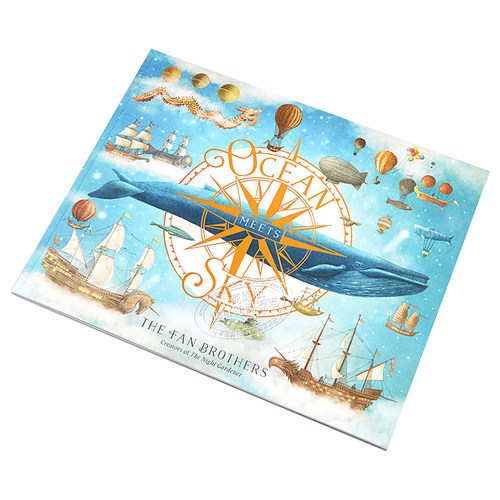 海洋与天空相遇 英文原版 Terry Fan The Fan Brothers 凯特格林威大奖名家绘本低幼童书精品绘本 4~8岁 又日新 进口图书 - 图0