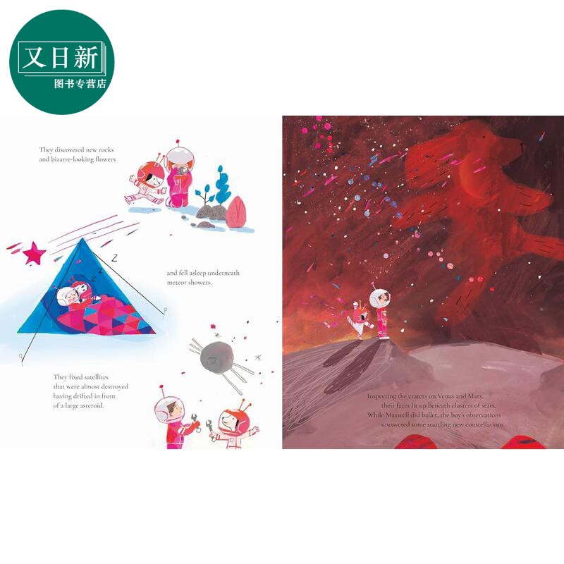月球上跳舞的狗 Ashling Lindsay The Dog Who Danced on the Moon 英文原版 儿童绘本 动物故事图画书 进口图书 又日新