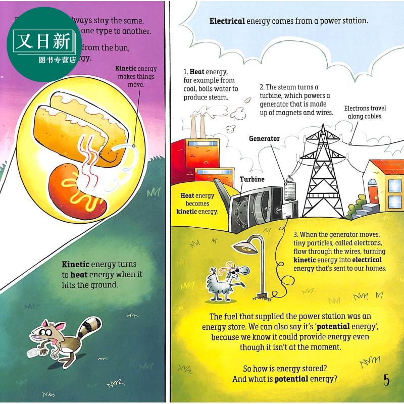 预售 Where Does It Go 问问去哪里系列4册英文科学科普绘本图画书Fumes and Other Gases Wee Rain and Other Liquids 又日新 - 图3