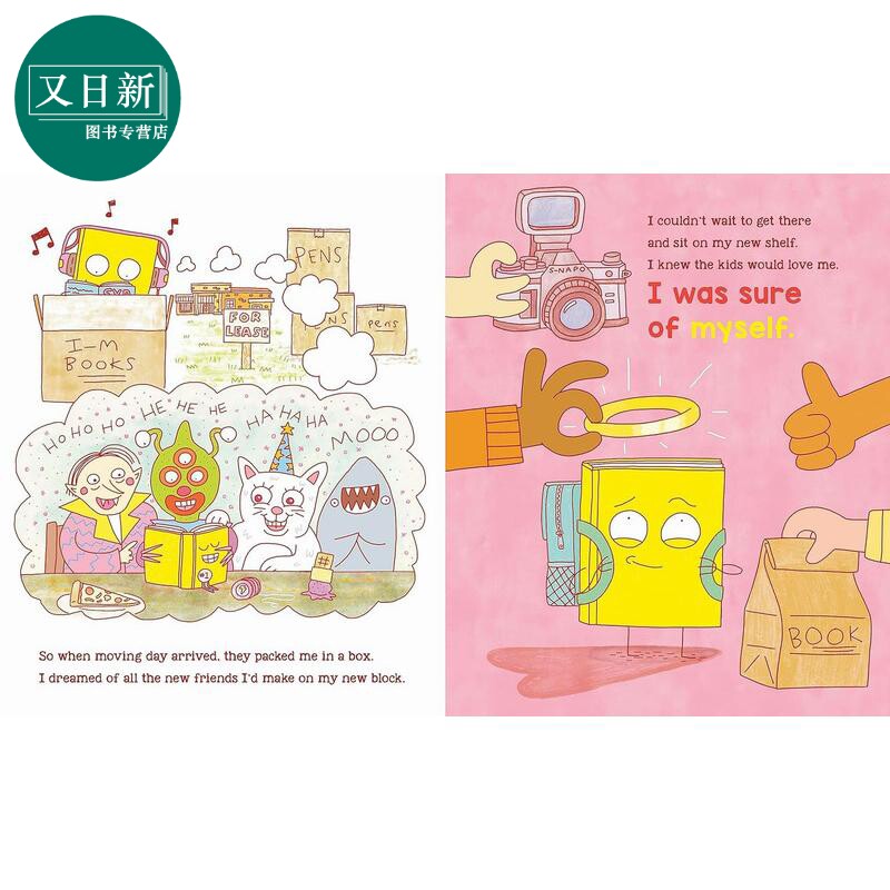我是一本书 Joren Cull I Am Book 英文原版 儿童绘本 图画故事书 精装进口童书 教导孩子们爱自己本来的样子 又日新