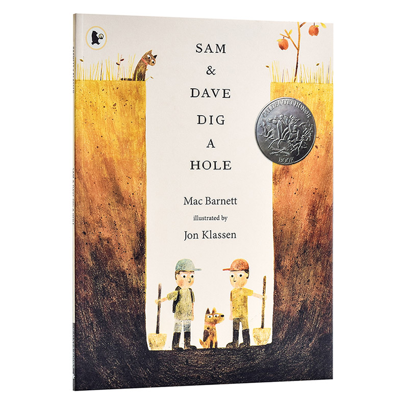 萨姆和戴夫挖一个洞 英文原版 儿童读物 Sam and Dave Dig a Hole Mac Barnett - 图0