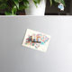 Blue and white porcelain vase refrigerator stickers Blue and white porcelain vase