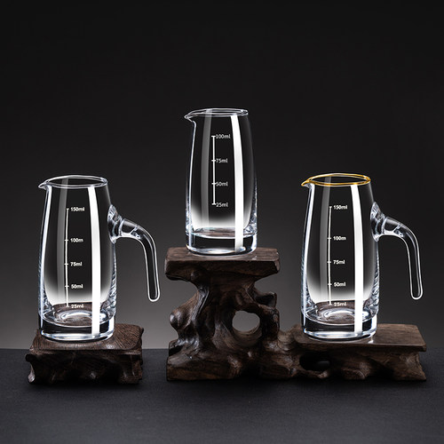 白酒杯套装分酒器家用小酒杯一口吞杯轻奢酒具水晶玻璃分酒壶酒盅 - 图2