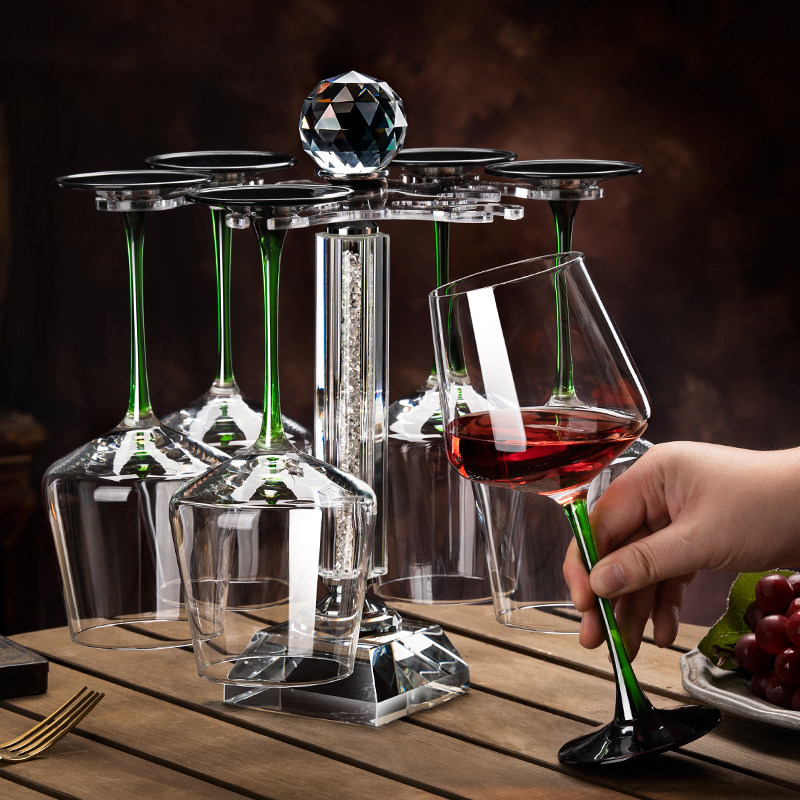 高级感红酒杯一套家用醒酒器套装个性轻奢高档欧式大肚领结高脚杯,淘宝优惠券,粉丝福利购,淘宝优惠卷