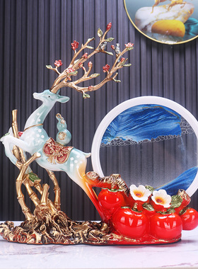 创意流沙画摆件客厅电视柜酒柜装饰品乔迁新居礼品开业礼物送朋友