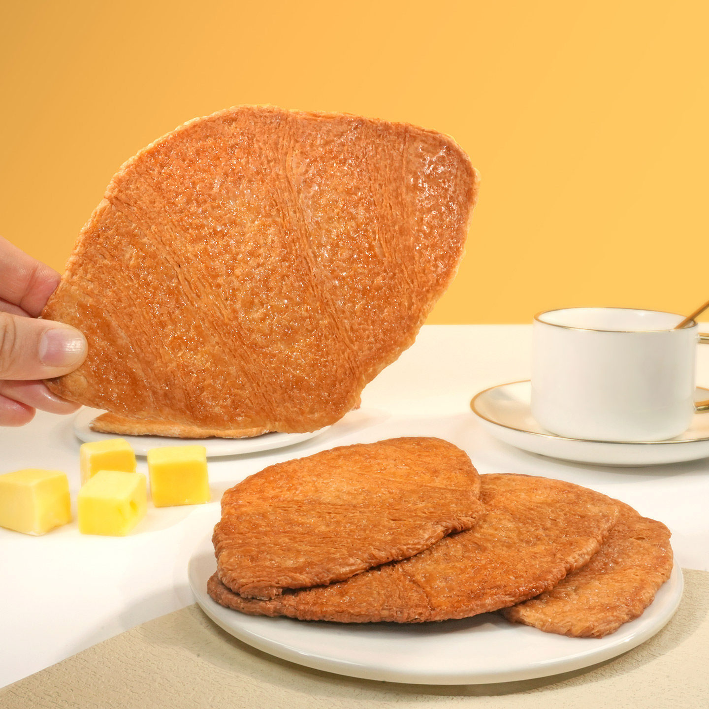 【直播专属】红森林黄油扁扁可颂面包薄脆点心休闲零食下午茶,淘宝优惠券,粉丝福利购,淘宝优惠卷