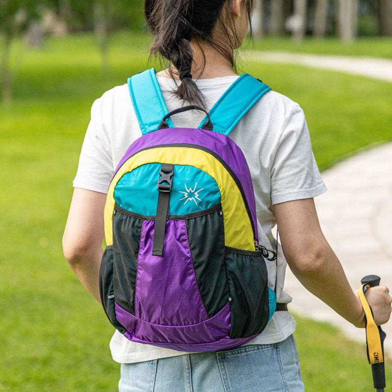 杉木山装背包旅游轻便双肩20升透气背负户外撞色潮防泼水新款徒步,淘宝优惠券,粉丝福利购,淘宝优惠卷