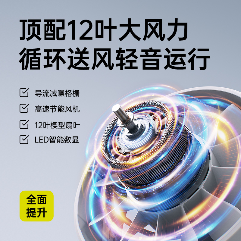 几素高速节能手持小风扇usb迷你便携式挂脖风扇静音电扇桌面小型f-图1