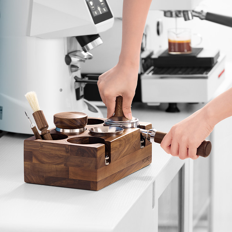 mojae /摩佳咖啡压粉座木质 mojae摩佳配套器具