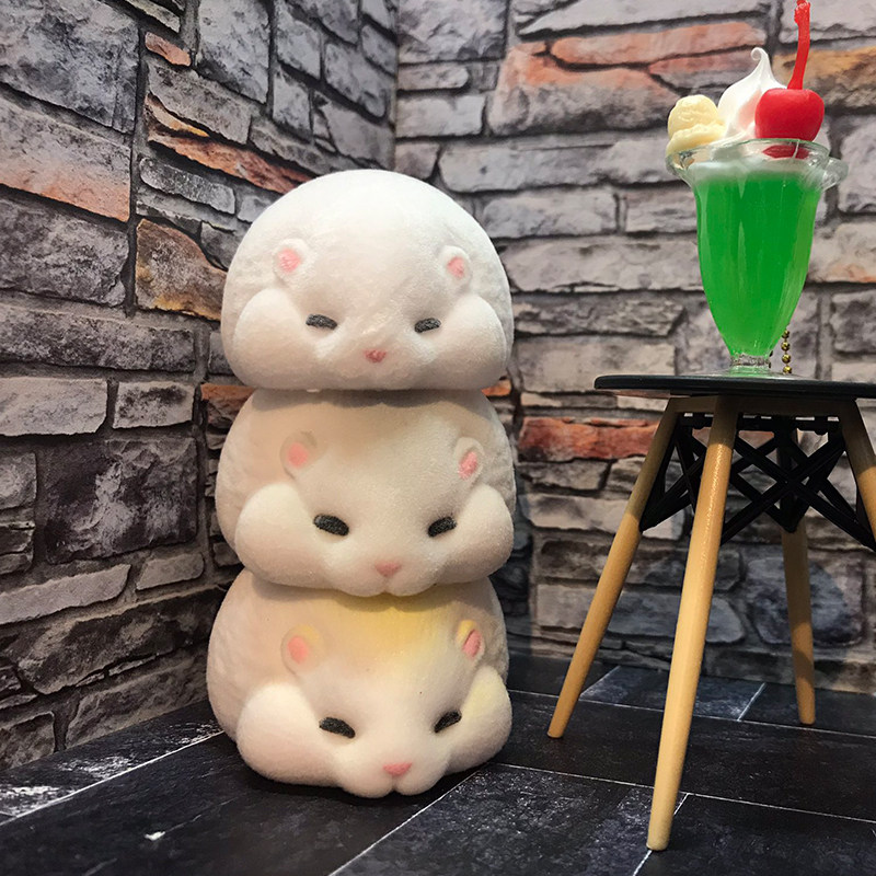 日本正版yell第1弹植绒仓鼠扭蛋 童梦动漫盒蛋/扭蛋/食玩