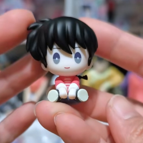 日本正版BUSHIROAD 乱马1/2发条坐姿造型扭蛋 早乙女天道茜珊璞 - 图1